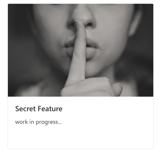 Adding secret feature in feature management